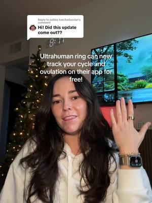 Replying to @ashley katchadoorian so excited for the new ovulation and cycle tracking feature on the ultrahuman ring🤩 Code CATH10 will save you 10% on their site and AMZONCATH10 will save you money on amazon🤝🏼 #ultrahumanring #ultrahumanringair #ultrahumanvsoura 