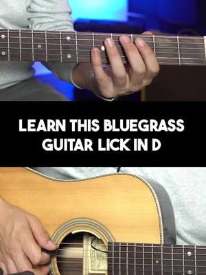 Heres a fun lick/run in D. I’ve been using this a whole lot lately. Have fun with this one!  #bluegrass #bluegrasstiktok #flatpicking #bluegrassguitar #billystrings 