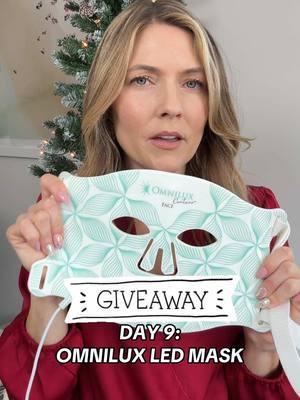 On Day 9 of the 12 Days of Beauty Device Giveaways, an @omniluxled Contour Face LED mask valued at $395!  Head over to my Instagram page @trinaalbus to enter. #12DaysofDeviceGiveaways #omniluxpartner #beautybeyond40 #beautydevice #giveaway #skincare #skincaregiveaway #skincareover40 #entertowin #ledmask #redlighttherapy #omnilux #omniluxcontour