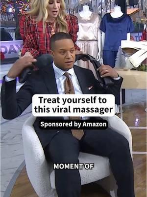 Sponsored by Amazon. Yes, now you can have your own personal masseuse! This neck and back massager is perfect for relaxing at home after a long day. Plus, it's also heated! Link in bio to shop! #todayshow #shoptoday #thetodayshow #nekteck #nekteckmassager  #giftideas #giftsforhim #giftsforher #tiktokmademebuyit #massager #selfcarefinds #SelfCare #painrelief #shiatsumassage 