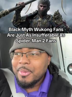 Black Myth Wukong Fans Are Just As Insufferable As Spider-Man 2 Fans #blackmythwukong #sunwukong #gamescience #astrobotgame #spiderman2 #gaming #thegameawards 