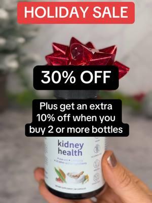 Kidney Health Supplement on sale ❄️🎄🎅🏼 One of my fav herbal supplements  #tiktokshopholidayhaul #supplements #kidneyhealth #over40 #naturalhealth #holistichealth #herbalsupplements 