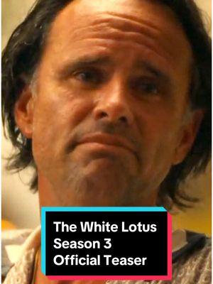 Watch the first teaser trailer for #TheWhiteLotus Season 3 - starring Walton Goggins, Carrie Coon, Jason Isaacs, Parker Posey, and Aimee Lou Wood. #rottentomatoes #tv #tvshow #tvtok #waltongoggins #parkerposey #trailer #teaser #firstlook