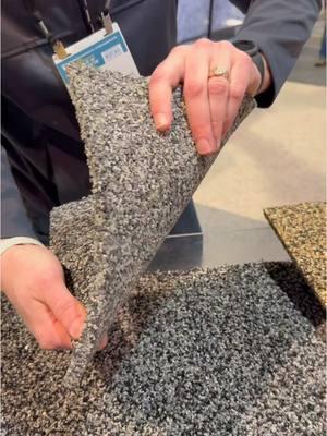 Exterior Rubber Pavement Covering! #construction #tradeshow #recycledmaterials #coolproducts #pavement 