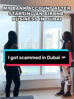 I got scammed by airbnb influencers in Dubai! Can I say these scammers were top tier 🤣🤣🤣 I will be posting a four part series on my YT channel starting today Head ovee there to get the tea #airbnbhosts #dubai #scammers 