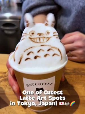 One of cutest latte art spots in Tokyo, Japan! 🇯🇵☕️😍 This cafe can transform any ordinary coffee into a tiny work of art! 😍 All you have to do is show them a photo of your favorite character or pet and watch them recreate it on the drink’s surface either as a 2D or 3D milk foam creation in under two minutes, right in front of your eyes!  I chose the Studio Ghibli character’s Totoro from My Neighbor Totoro & No-Face from Spirited Away! It’s really fun to watch these latte art masters turn milk foam into a whimsical design! They can pretty much bring anything your heart desires to life!   HatCoffee is pretty small so reservations are required! Which can be made online! Would you visit? What character / pet design would you choose to come to life! 😍 📍Hatcoffee - 3-15-6 Kotobuki, Taito-ku Tokyo Opening hours: 11am-6pm, closed Wed, reservations required #tokyocafe #3dlatteart #latteart #tokyo #japan #tokyojapan #tokyotravel #tokyofashion #tokyotrip #tokyolife #tokyoeats #tokyo🇯🇵 #japantrip #japanlover #japanfood #tokyofoodie #tokyofood #tokyocoffee #studioghibli #totoro #spiritedaway #hatcoffee #hatcoffeetokyo #nofacespiritedaway #ghiblifood #studioghiblifilms #studioghiblivibes #studioghibliart #studioghibli #ghiblivibes #ghiblilovers #ghiblistudios #ghiblifood #cutefood  3d latte art tokyo, tokyo cafe, travel tokyo tips, best places to visit in tokyo japan, top things to do in tokyo japan, japan travel, studio ghibli fashion, my neighbor totoro, no face spirited away, studio ghibli food, cute foods in tokyo japan, cute places in tokyo, cute spots in tokyo, cute places in tokyo, best spots in tokyo