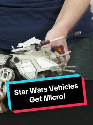 @Jazwares brings two iconic @Star Wars vehicles to life in a micro size! #starwars #starwarstiktok #starwarstoys #starwarstoy #starwarsmicrogalaxysquadron