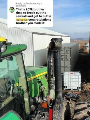 Replying to @Goblin daddy big thank you to @Blaine Coston for coming and helping me #9530 #johndeere #fullsend #foryou #foryoupage #johndeeregreen #farmtok #maya #harvest #chromepipe #johndeere 