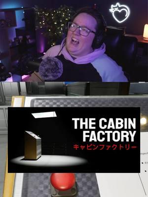 I've got so many fun clips from The Cabin Factory, prepare yourselves, y'all—that's all that's coming this week 😜 #horrorgame#lgbtstreamer#scarygame#GamingOnTikTok #thecabinfactory