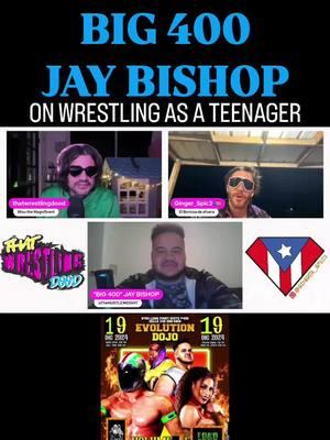 That’s wild. I started wrestling when I was 13, but only with myself 👀     Go check out BIG 400 in person DECEMBER 19th for @loko.wrestling LOKO UNDERGROUND VOL. 1 at the EVOLUTION DOJO in Houston, Tejas..  FULL INTERVIEW with @thehustleweight BIG 400 JAY BISHOP is on YouTube @ thatwrestlingdoodpodcast ( https://youtu.be/uacmkGCJp3A?si=98P4Ygp4BtPxt9ze ).    Don’t forget to LIKE, COMMENT, SHARE & FOLLOW.. . . . .   #big400 #jaybishop #indywrestlingmatters #podcast #indywrestler #indywrestling #wrestlingpodcast #thatwrestlingdood #independentwrestling #supportindependentwrestling #gingerspice #supportindywrestling @ginger_spic3 