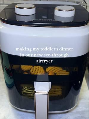 The fact that you can see the food cooking in the airfyer sold me!!!! #airfryer #toddlerfood #toddlerdinner #toddlers #toddlertok #MomsofTikTok #momtiktok #mommusthaves #momfinds 