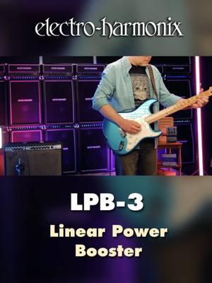 EHX LPB3 Linear Power Booster Pedal Demo by Tom Burda #ehx #electroharmonix #lpb3 #boost #boostpedal #eq #overdrive #guitarpedals #tomburda