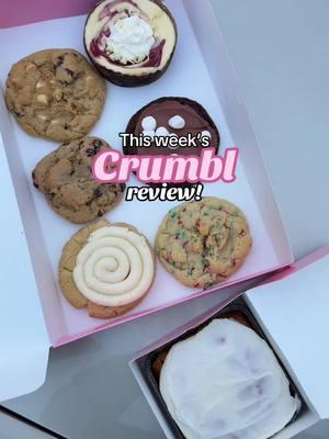 Reviewing this week’s @Crumbl lineup!!! ✨🎄🍪 ✨NEW✨ WHITE CHOCOLATE RASPBERRY CHEESECAKE ⚪️ CINNAMON SQUARE 🟫 FROZEN HOT CHOCOLATE ❄️ ✨NEW✨ PECAN CHOCOLATE CHIP 🍪 HOLIDAY CONFETTI 🎄 CRANBERRY WHITE CHIP ⚪️ SNICKERDOODLE CUPCAKE🧁 ___ #holidaycookies #christmascookies #whitechocolate @ellerydettinger #whitechocolatecheesecake #raspberrycookie #cinnamonsquare #cinnamoncake #hotchocolate #hotchocolatecookie #chocolatecookie #confetti #confetticookie #snickerdoodle #cupcakecookie #pecanchocolatechipcookies #chocolatechipcookie #cranberrywhitechocolatecookies #crumblcookies #crumbl #crumblreview #crumbltiktok #crumbltasteweekly #crumblcookiesoftheweek #crumblcookie #crumblesqueen🥰💝 #crumblflavors #crumblcookiesmn #crumblcookiesreview #crumbltaste #crumblcookieflavors #cookiereview #cookies #cookiesoftiktok #crumblecookie #crumblecookiereview #crumblecookies #crumblrun #cookierun #muckbang #muckbangeatingshow #foodreview #reviews #honestreview #honestcrumblreview 