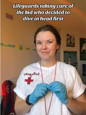 Its always the shallow end #lifeguard #lifeguardcheck #comedy #head #headinjury #spine #spinalcordinjury #skit #voiceover #fyp #foryoupage #trending #trend #firstaid 