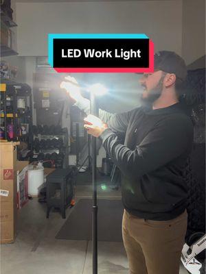 This rechargeable work light is super impressive. The quality is even more impressive.  #worklight #shoplight #camping #garagelights #Outdoors #lights #offgrid 