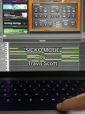 FAMOUS PRESETS: “SICKO MODE” by Travis Scott 👀 . . . #bluesteel #thewavvault #famouspresets #synthpresets #famoussounds #kontakt #nativeinstruments #hitboy #travisscott #astroworld 