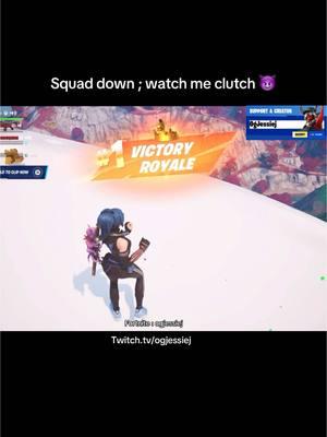 Felt real good after this one 👸🏾 Got down to a 1v1 & he rebooted his team in the STORM😂 2 of them got took out by the storm 😂 down to a 1v1 AGAIN! I was determined to get that dub ! USE CODE “Ogjessiej” in the support a creator slot in fortnite item shop 🔥 👉🏾twitch.tv/ogjessiej👈🏾 #fyp #ggs #twitchstreamer #viral #fortnite #creator #fortniteclips #squads #crownwin  @BEASTMODEQWAN 