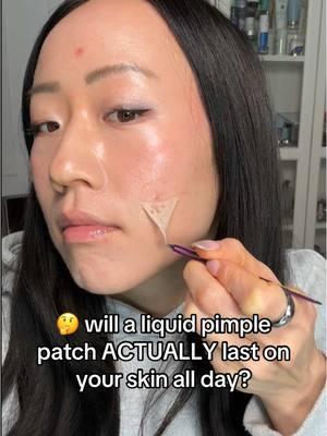 Replying to @brenduhh 🩹 Which Liquid Pimple Patch is ACTUALLY going to last all day? It's the @Medicube US Collagen Mask vs @Fenty Skin Blemish Defeat'r Gel! I love using both of these products to create a liquid pimple patch base over both active & healing acne. However, only one of these products were formulated for that very purpose and it's the #FentySkin Blemish Defeat'r Gel. It's a thicker and more substantial gel than the Medicube, so it's going to help smooth over texture and hold in placebetter. And the most GENIUS part of this product is that it's formulated with Salicylic Acid to help FIGHT acne while protecting it!  The #Medicube Collagen Wrapping Mask has become viral for being an easy base when it comes to concealing breakouts. But it IS a wrapping mask so after hours of wear, you can begin to see the mask drying at the edges. Plus the mask is a lot thinner and more fragile than Fenty once dried, so any excess tugging or rubbing would shift it or even break the mask. The Fenty Skin Blemish Defeat'r Gel is the clear winner - at the end of 6 hours, it held up so well, I couldn't even see (or remember!) where I had used it in the morning.  For those that are more acne prone or dealing with breakouts on a more consistent basis, I highly recommend the Blemish Defeat'r to use as your liquid pimple patch. The Medicube mask would work better if you already have it or just need coverage for a few hours. Have you tried the #FentySkin Blemish Defeat'r Gel? #acnetips #pimplepatch #liquidpimplepatch #acnepatch #acneproneskin #concealerhack @Fenty Beauty 