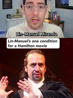 Lin-Manuel Miranda would make a Hamilton movie under one condition (Source: Variety, ET) #linmanuelmiranda #hamilton #musical #wicked #broadway #movies