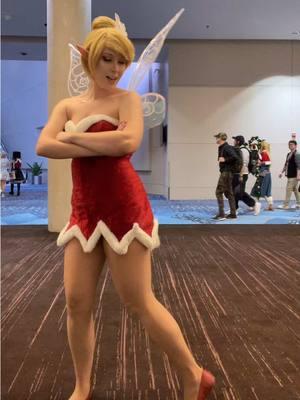 Not my best, but I was honestly rushing to get changed into my new cosplay 😅 #animeweekendatlanta #awa #animeconvention #animecon #tinkerbell #disney #christmas #xmas #happyholidays #christmastiktok #cosplay #cosplayer 