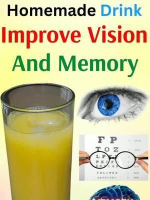 homemade drink Improve Vision and Memory Naturally #ImproveVision #Memory #brainhealth #eyehealth #vision #drink #lemon #vitaminC #eyes #ginger #eyediseases #MentalHealth #bloodcirculation #orange #antioxidant #stress #turmeric #turmericpowder #Curcumin #cataracts #glaucoma #pepperpowder ##pepper #water #healthy 