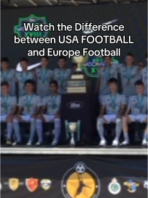 Watch the difference between winning national titles in US and Europe #soccertiktok #soccerplayers #soccerinusa #soccertraining 