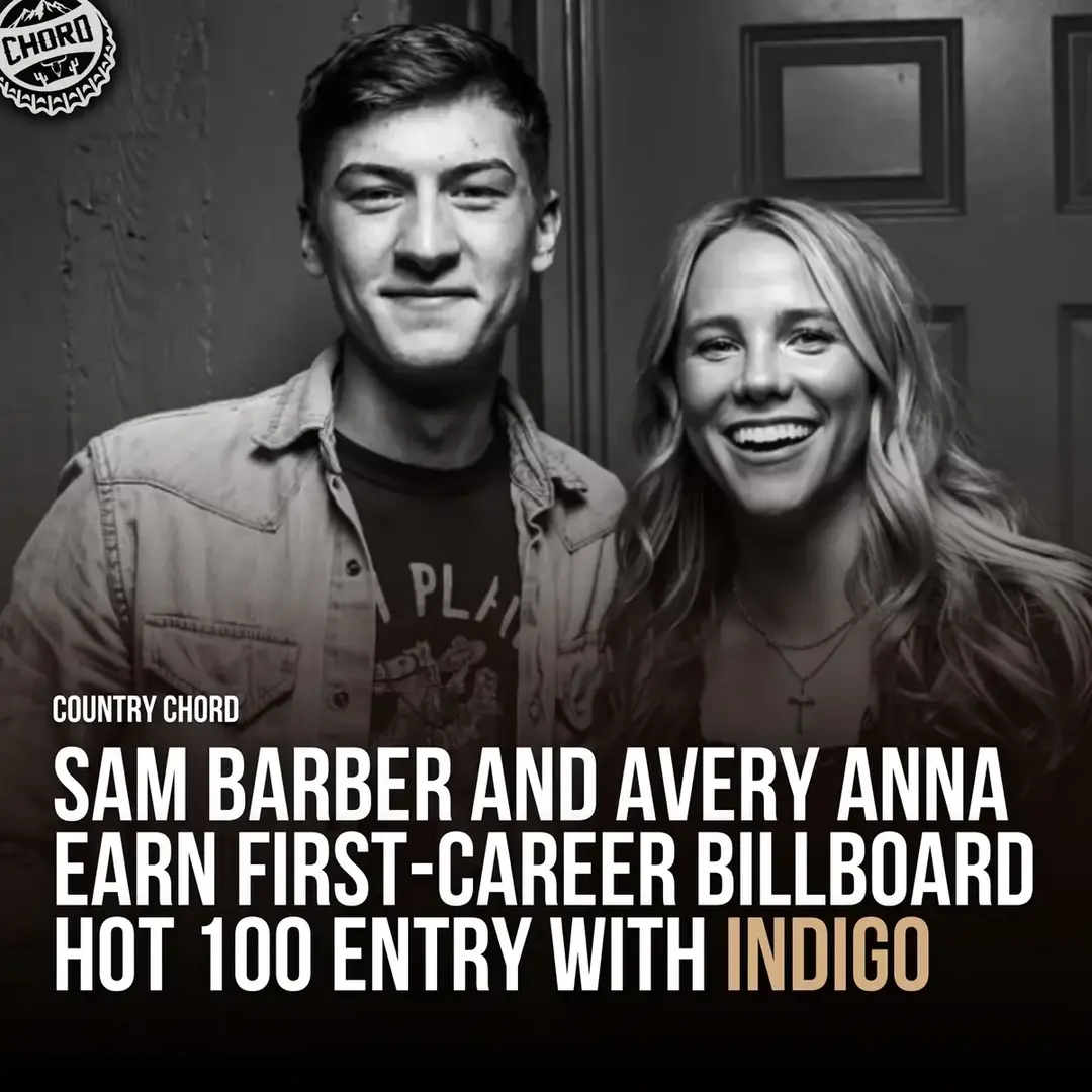 “Indigo” by @Sam Barber feat. @Avery Anna debuts at No. 98 on Billboard’s Hot 100, earning both artists their first career entries on the chart. #sambarber #averyanna #countrymusic #indigo #sambarber_music #dylangossett #meganmoroney #countrymusic