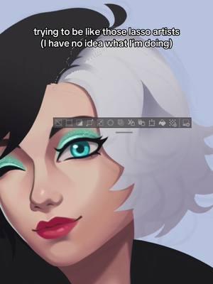 If you know any tutorials please lmk lol #lunasnow #marvelrivals #digitalart #speedpaint #lasso #fyp #artmeme 