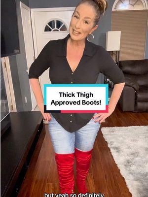 These thigh high boots are Thick Thigh Approved!!! 😂😍 #thighhighboots #thickthighessaveslive #thickthighproblems #suedeboots #bootseason #boots #heelboots #highheel #highheelboots #womensboots #womensshoes #thesebootsaremadeforwalking #womensfashion #womensfashiontrends #womensfashionstyle 