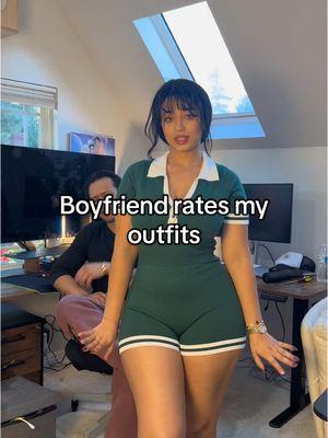 Boyfriend rates my outfits. Which one was your favorite? Everything from fashion nova. #fashiontiktok #boyfriendratesmyoutfits #bfreaction #fashionnova #boyfriendreaction 