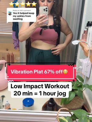 Replying to @Val Thats amazing! I can tell a huge difference in that too! 🩷🩷 been amazing! Vibration Plate has been the best low impact workout to start and end my day #vibrationplate #vibrationplateworkout #lowimpactworkout #lowimpactcardio #lowimpactexercise #vibing #lymphaticdrainage #workout #workoutover40 #morningroutine #falldealsforyou #TikTokShopBlackFriday #TikTokShopCyber Monday #TiktokShopHolidayHaul #cozycountdown #newyearnewaura #newyearsresolution  #bedtimeroutine #shoptoysandtots #giftsforher #giftsforkids #christmasgift #tiktokshopnewyear