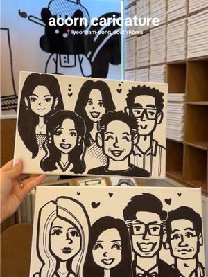 the photostrip version is so cute!! #thingstodo #caricature #seoul #hongdae #korea #travel 