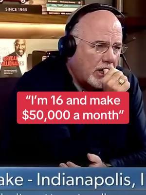 “I’m 16 and I make $50,000 a month!” #daveramsey #ecommerce #moneytok #entrepreneur #familyproblems 