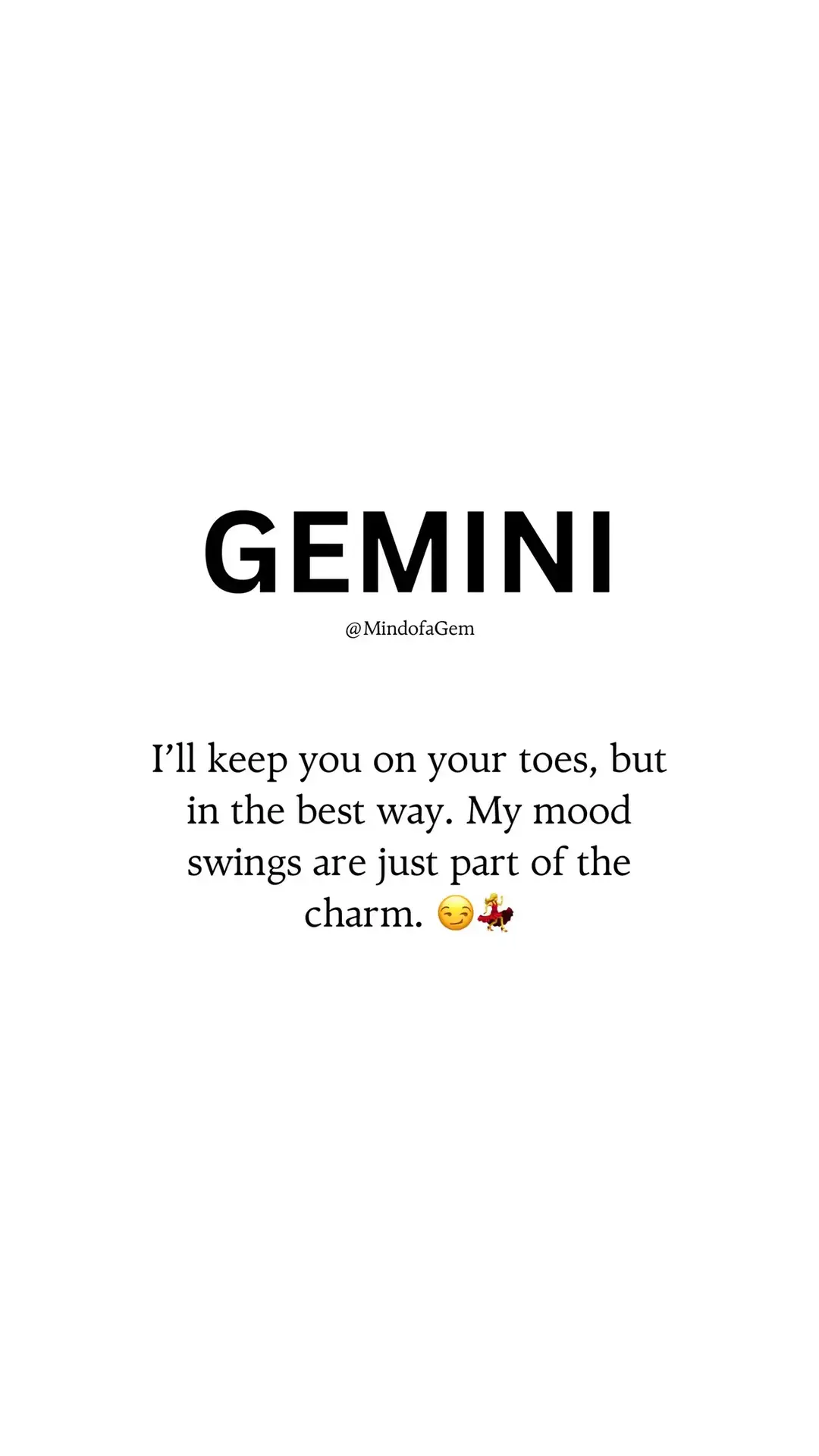 Follow @MindofaGem for Daily Gemini insights. Link in bio for Spotify Playlist and Gemini Store #geminihoroscope #zodiacmemes #gemini#geminipersonality #geminimoon #geminiteam #teamgemini #teamgemini #zodiacfacts #geminiquotes #geminiqueen #astrologypost #zodiacastrology #geminimemes #zodiacpost #geminiintuition #geminis #geminifacts #geminigang #geminination #geminiproblems #geminisbelike #twins #geminiwomen #geminienergy #junegemini #maygemini 