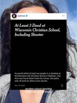 Another school shooting in America. Here’s your reminder that JD Vance refers to children being murdered in school as a “fact of life.” #americanpolitics #democrat #gunreform #kidsoverguns 