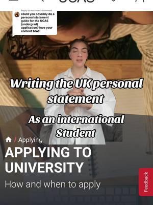 Replying to @matthew Thinking of applying to UK uni’s from abroad? Here are some tips for the UCAS personal statement #americanintheuk #sscarlettka #studyabroad #ukvsusa #americaninengland #movingabroadtips #studyabroad 