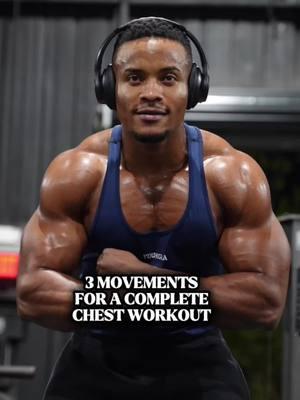 3 movements for a complete chest day #chestworkout #fitness #chestgrowth 