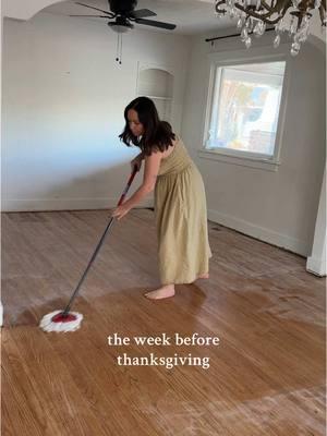 I like a deadline, what can I say? 😅  #thanksgiving #thanksgivingdinner #renovationprogress #oldhousetiktok #oldhome #renovationseries #hardwoodfloors #utah #vintageclothes #utahmom #oldhouse #diyproject #diyhome 