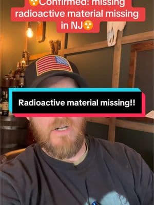 CONFIRMED- Missing radioactive material in NJ!! #drones #orbs #plasmoids #radioactive 