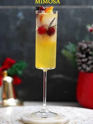 🎄 Holiday Mimosa! 🎄 What a great and beautiful way to enjoy your mimosa! 🍊🍾✨ For the ice cups: Cut tangerines 🍊, add cranberries 🍒, and rosemary 🌿, then freeze them ❄️. Once ready, add the ice cups to your mimosa. Squeeze 1 oz of orange juice 🍹 and pour 3 oz of champagne 🥂. And voilà, you have your Holiday Mimosa! 🎉 🎁 I’m running a 25% off voucher code! If you want to receive the code, comment “Holiday” below! 🎅🎁✨  #HolidayCheers #ChristmasSpirit #CocktailTime #Mixology #CheersToTheHolidays #FestiveDrinks #DrinkUp #HolidayRecipes #MerryMartini #ChristmasDelights #cocktail #bar #bartender #bartenderlife #cocktailsrecipe