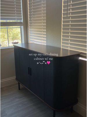 🐱✨cat moms will understand, I love my new cabinet and it looks gorgeous in my dining area! get yours on the tiktok shop <3 discount code on shopify: rach12 #vabches #vabchesreview #vabchesvanity #TikTokShopHolidayHaul #NewYearNewAura #TikTokShopYearEndSale #homedecor#fyp @Vabches 