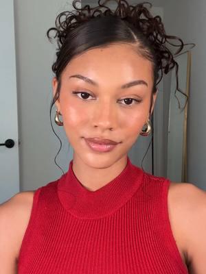 A Sleek Updo you can do on curly hair 💌! #curlyhairstyles #curlyhairtutorial #holidayhair 