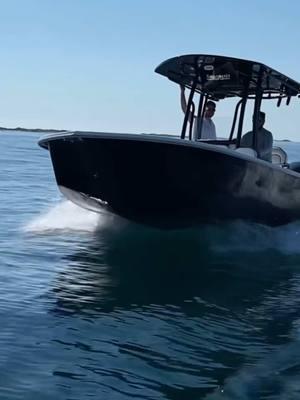 Everything looks better in black. #SavannahBoats  #boating #bayboat #boatrunning #onthewater 