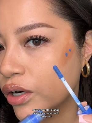 Replying to @Angel Bailey how to use blue color corrector to neutralize any product that is too warm for you! @elfcosmetics blue color corrector  #colortheory #colorcorrection #undertone #makeuptutorial #makeup #mua #bronzer #makeuphacks 