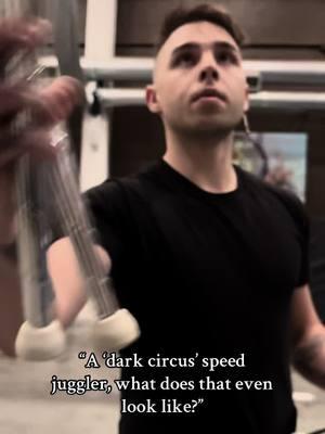 Do you have any idea … *panting* how fast I am? #speed #fast #circus #juggler #fyp 