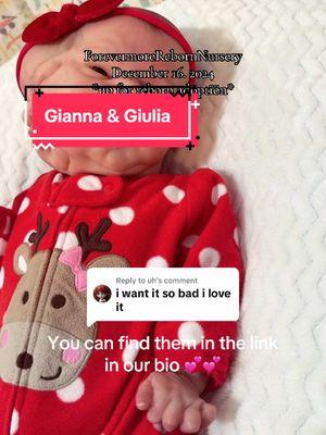 Replying to @uh they’re still available #itsonlyarebornbaby #diprosopus #giannaandgiulia #dollcollector #uniqueandspecial #adoptthem #dollsforsale #rebornsforsale #forevermorerebornnursery #dolls #upforadoption #rebornadoption 