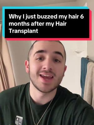 Why I just buzzed my hair 6 months after my Hair Transplant from Turkey, patience is key. I’m confident in the future. #hair #hairloss #hairgrowth #hairprogress #haircare #hairline #recededhairline #regrowth #bald #balding #thinning #thinhair #thick #full #products #medication #treatment #finasteride #minoxidil #scalpmassager #rosemaryoil #dermaroller #xyon #xyonpartner #growplex #aimike #rogaine #keeps #hims #propecia #kirkland #topical #foam #liquid #oral #pill #journey #transformation #daily #series #day180 #6monthupdate #tutorial #stepbystep #routine #regimen #results #proof #beforeandafter #slowlybutsurely #trusttheprocess #followalong #explanation #education #explained #DHT #hairfollicles #baldspot #howto #consistency #everyday #nevergiveup #positivity #motivation #hairtok #fyp #viral #xybca #chris #zeph #ibby #freddy #turkey #vitamins #biotin #hairtransplant #grafts #donorarea #complex10 #suppliment #prescription #hairfibers #hairfiller #fibers #veraclinic #mane #maneexlirblend #maneoils #maneoilblend #price #turkey #istanbul #medicatedlotion #lightlytap 