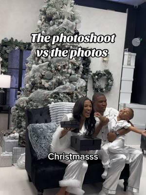 Parents if they only knew the struggle behind the Christmas photos…this was just a glimpse 😂  📸 @Q11 Photography  #holidayphotos #familyphotoshoot #familyofthree #christmasphotos #detroitinfluencer