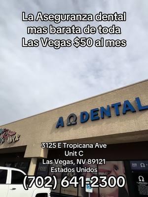 Aseguranza dental #lasvegas #vegas #dentistaentiktok #vegaslocal #vegastiktok 