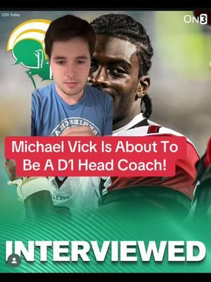 How would you feel about michael vick coaching your team? #michaelvick #michaelvicksdog #norfolkva #norfolkstateuniversity #meac #meacfootball #sacramento #sacramentostate #sacstate #aaffootball #greenscreen 